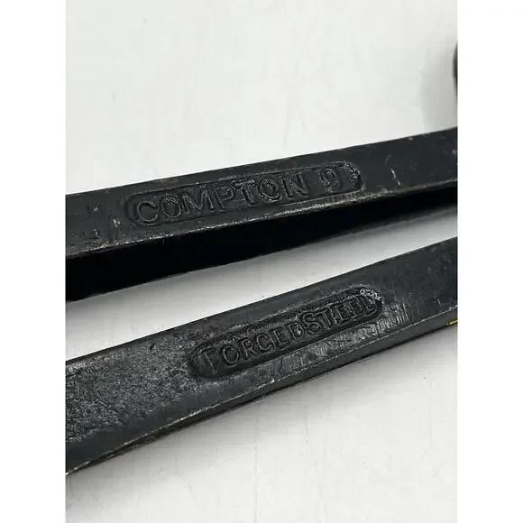 Vintage Compton 9 Forged Steel Tin Snips Sheet Metal Shears Scissor Type USA - Picture 4 of 7